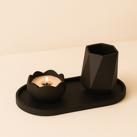 Noir Lotus - Jasmine Vanilla Candle Set